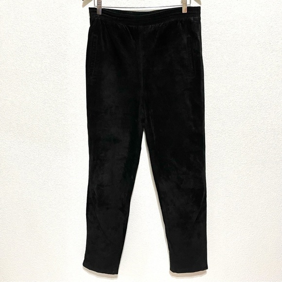 Evan Davies Woman Black Pig Suede Pants Size 6 - Picture 1 of 16